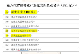 第八批省级林业产业化龙头老版玉米视频下载无限观看